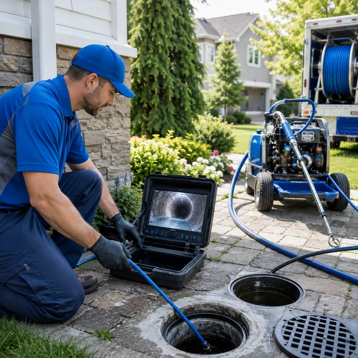 Outdoor drain cleaning professionals serving Aline, OK