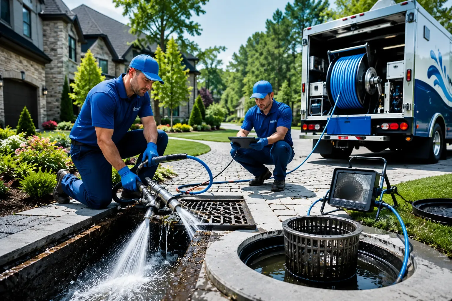 Local outdoor drain cleaning professionals in Aline, OK